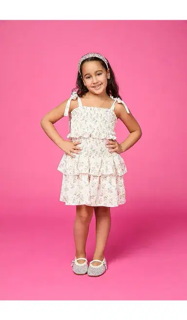 MINI DREAMERS Kids Anna Floral Dress | Thumbnail 2 MINI DREAMERS Kids Anna Floral Dress | Thumbnail 2