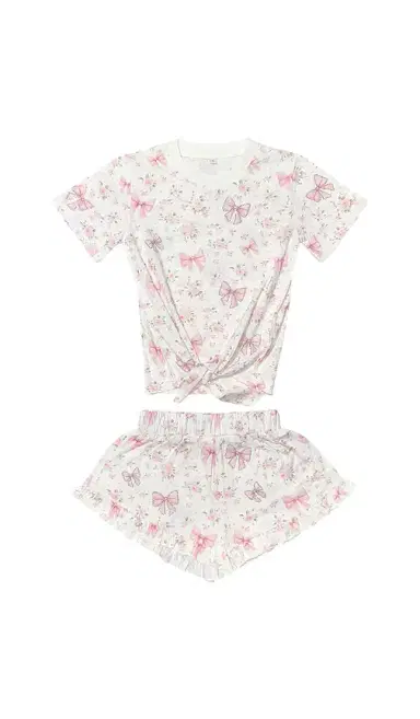 MINI DREAMERS Kids Charlotte Crystal Bow Set | Thumbnail 1