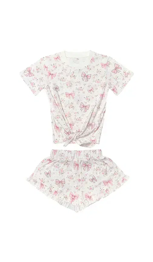 MINI DREAMERS Kids Charlotte Crystal Bow Set