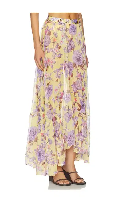 PatBO Peony Print Maxi Skirt | Thumbnail 2