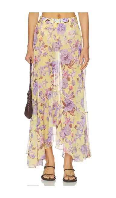 PatBO Peony Print Maxi Skirt | Thumbnail 1