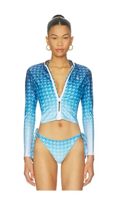Perfect Moment Zip Through Rash Vest | Thumbnail 1 Perfect Moment Zip Through Rash Vest | Thumbnail 1