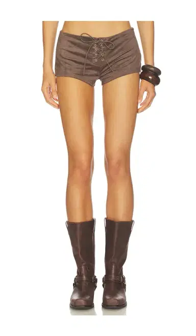 superdown Spence Faux Suede Short | Thumbnail 1 superdown Spence Faux Suede Short | Thumbnail 1
