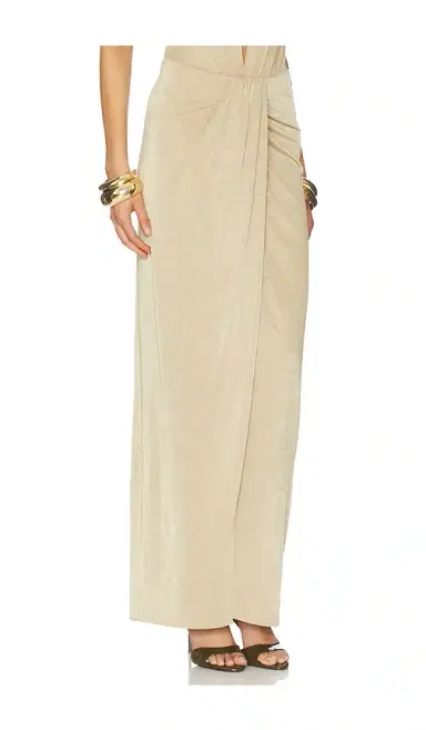 The Andamane Anja Draped Maxi Skirt | Thumbnail 2
