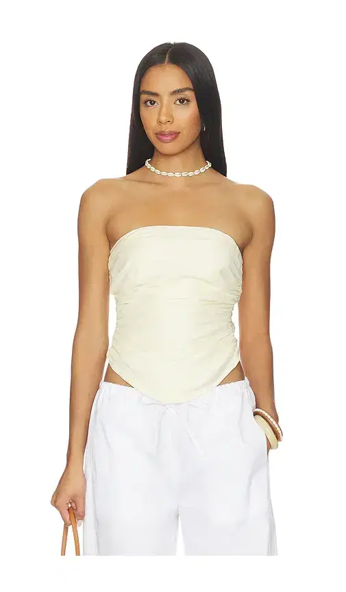 MAJORELLE Beale Linen Top