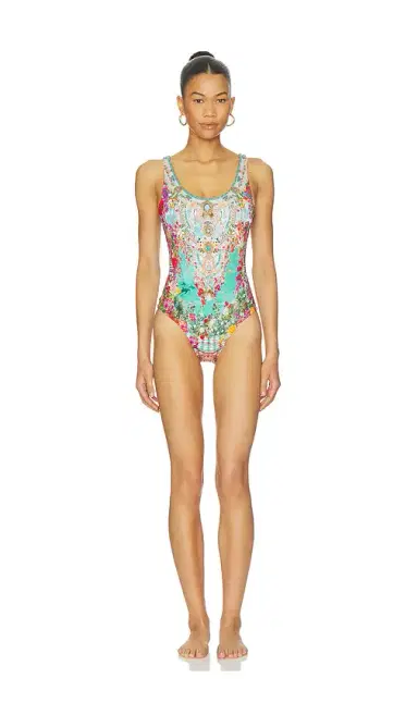 Camilla Thick Strap Scoop Neck One Piece | Thumbnail 1 Camilla Thick Strap Scoop Neck One Piece | Thumbnail 1