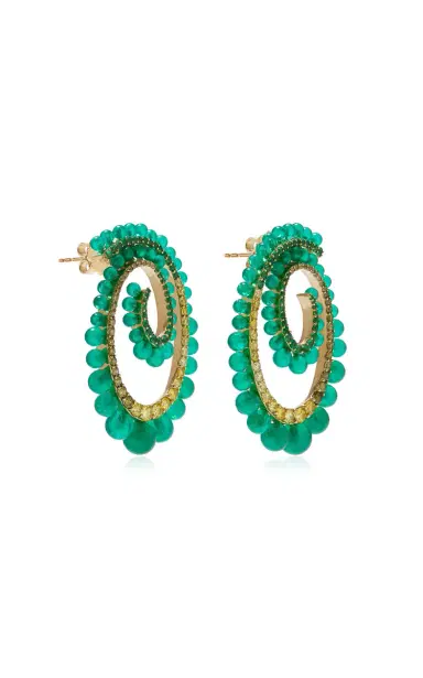 Anabela Chan Petite Emerald Vortex Earrings | Thumbnail 3