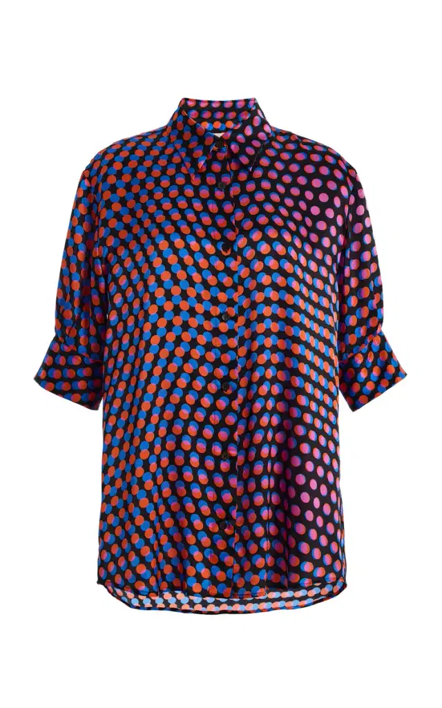 Dries Van Noten Printed Silk Shirt
