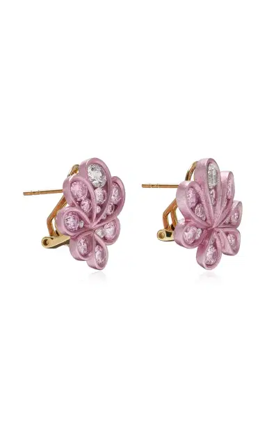 Anabela Chan Pale Rose Chanterelle Studs | Thumbnail 3