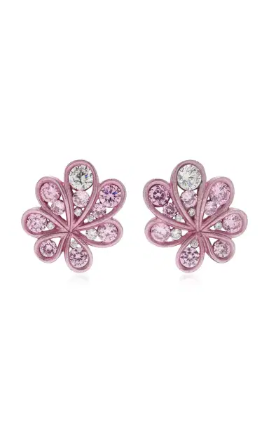 Anabela Chan Pale Rose Chanterelle Studs | Thumbnail 1