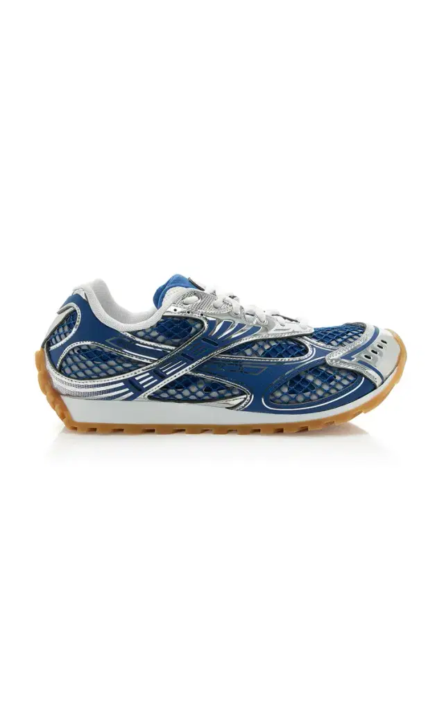 Bottega Veneta Orbit Metallic Mesh Sneakers