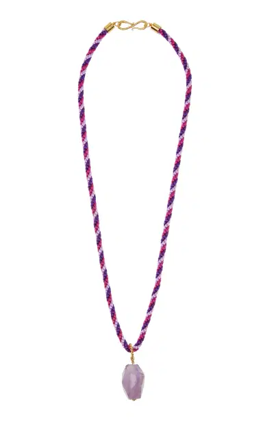 Sylvia Toledano Collier Necklace Cordon Passementerie Purple | Thumbnail 4