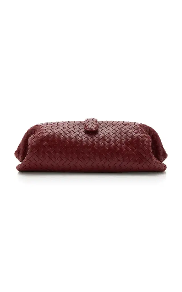 Bottega Veneta Lauren 1979 Intrecciato Leather Clutch
