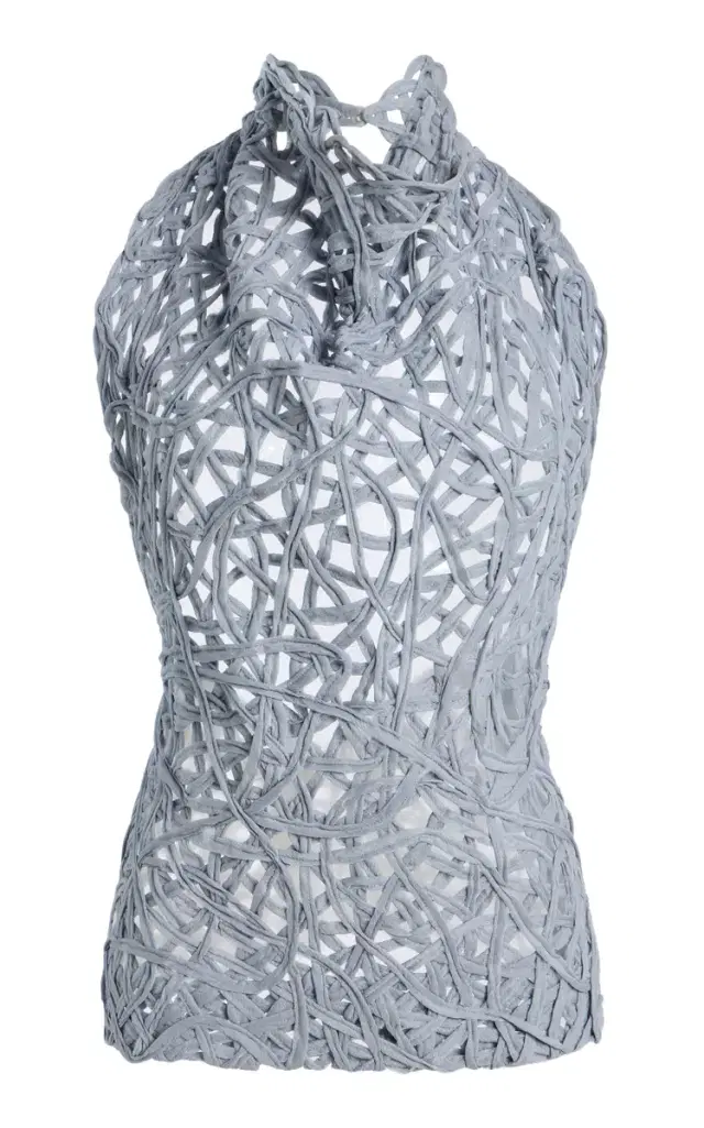 Diotima Exclusive Embroidered Halter Top