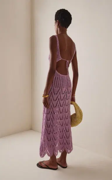 Akoia Swim Exclusive Crochet Cotton Maxi Dress | Thumbnail 4 Akoia Swim Exclusive Crochet Cotton Maxi Dress | Thumbnail 4