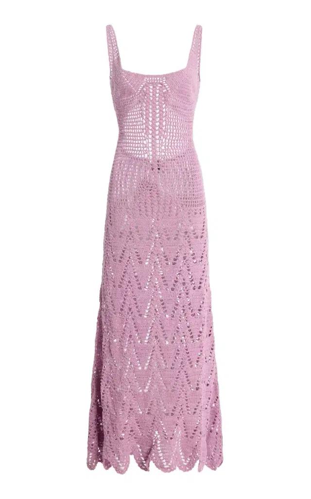 Akoia Swim Exclusive Crochet Cotton Maxi Dress