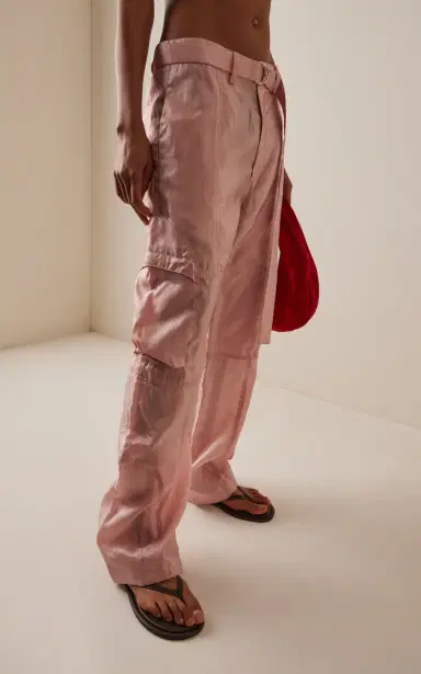 The Frankie Shop Kelly Sheer Cargo Pants | Thumbnail 3