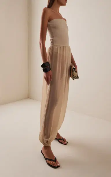 The Frankie Shop Mio Chiffon Balloon Pants | Thumbnail 2