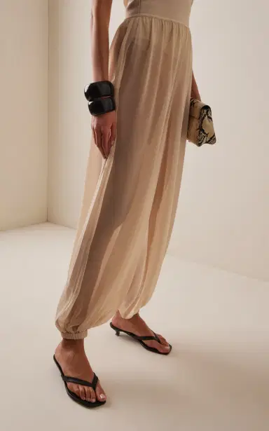 The Frankie Shop Mio Chiffon Balloon Pants | Thumbnail 3