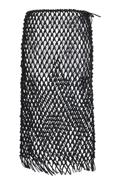 The Frankie Shop Nelaya Leather Macrame Skirt | Thumbnail 8 The Frankie Shop Nelaya Leather Macrame Skirt | Thumbnail 8