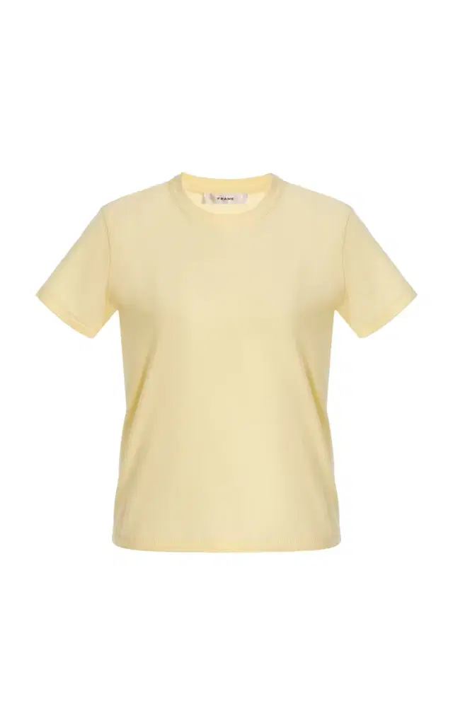 FRAME The Vintage Cotton-Blend Baby T-Shirt