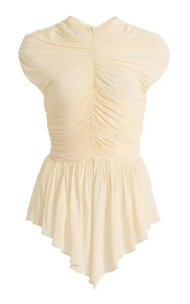 Tove Gabor Ruffled Jersey Top