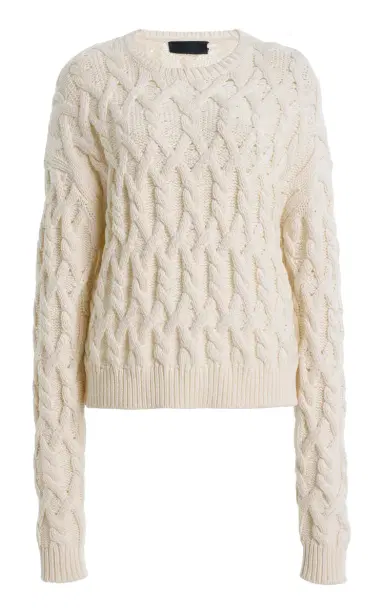 Nili Lotan Miklos Cotton-Cashmere Sweater | Thumbnail 2 Nili Lotan Miklos Cotton-Cashmere Sweater | Thumbnail 2