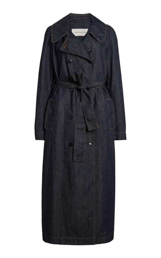 Dries Van Noten Rolanda Denim Trenchcoat