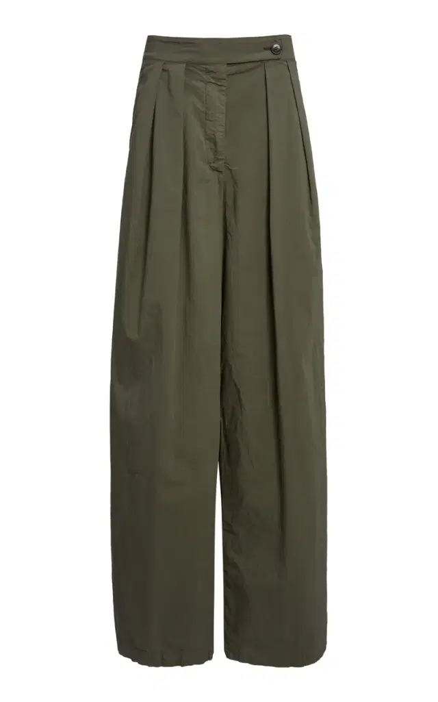 Dries Van Noten Pamplona Cotton-Blend Wide-Leg Pants