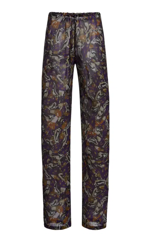 Dries Van Noten Pachas Printed Straight-Leg Pants