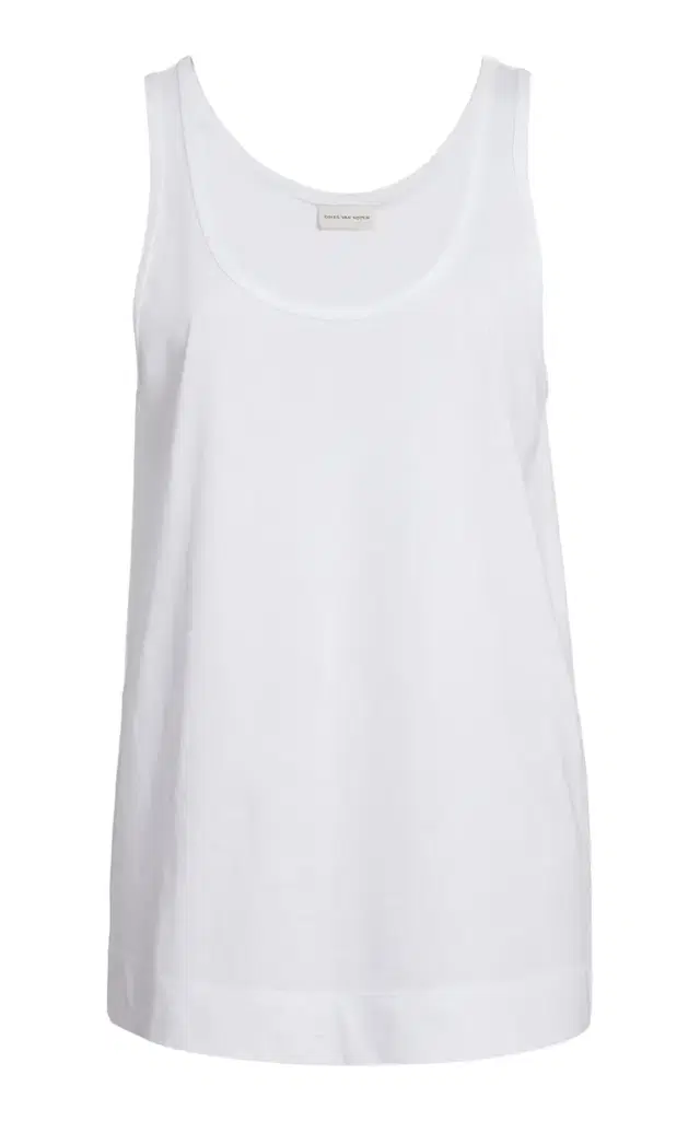 Dries Van Noten Hevila Cotton Tank Top
