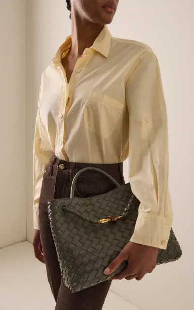 Bottega Veneta Andiamo Medium Intrecciato 15 Leather Bag | Thumbnail 2 Bottega Veneta Andiamo Medium Intrecciato 15 Leather Bag | Thumbnail 2