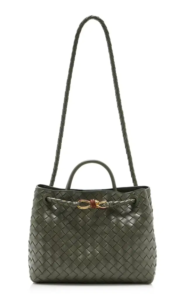 Bottega Veneta Andiamo Medium Intrecciato 15 Leather Bag