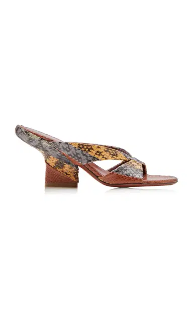 Dries Van Noten Panelled Leather Mules | Thumbnail 3