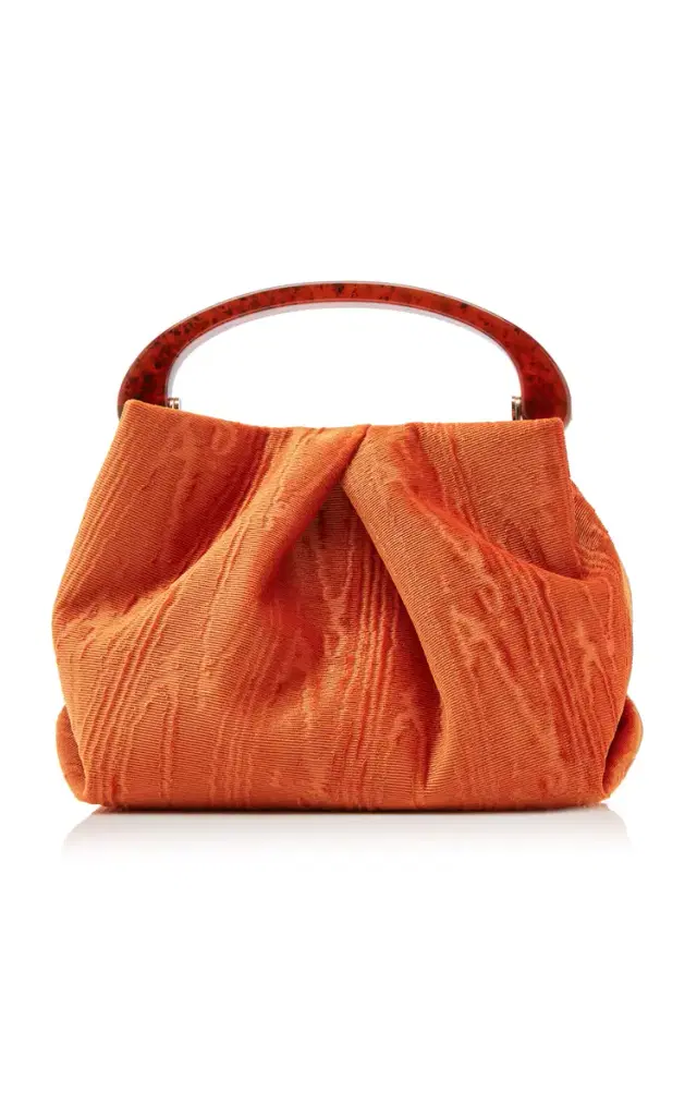 Dries Van Noten Moiré Clutch