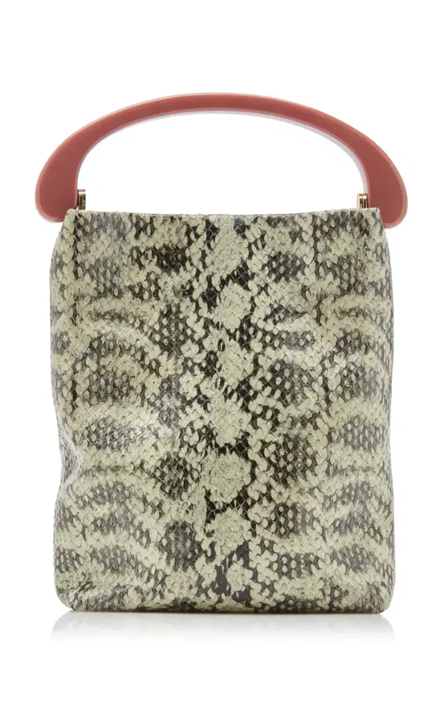 Dries Van Noten Crisp Micro Leather Bag