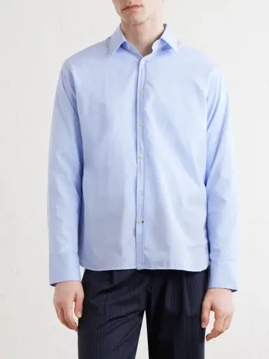 Oliver Spencer Conduit Classic Cotton-Poplin Shirt - Men | Thumbnail 3 Oliver Spencer Conduit Classic Cotton-Poplin Shirt - Men | Thumbnail 3