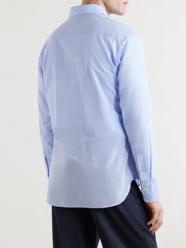 Oliver Spencer Conduit Classic Cotton-Poplin Shirt - Men | Thumbnail 4 Oliver Spencer Conduit Classic Cotton-Poplin Shirt - Men | Thumbnail 4