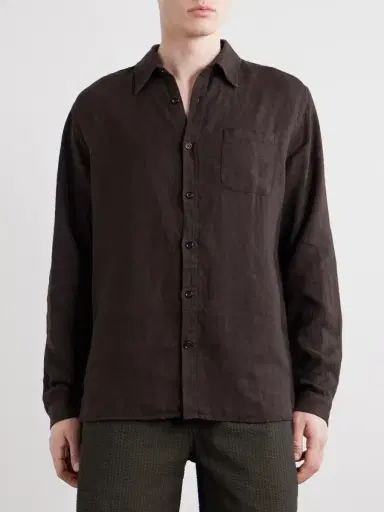 Oliver Spencer New York Linen Shirt - Men | Thumbnail 3 Oliver Spencer New York Linen Shirt - Men | Thumbnail 3
