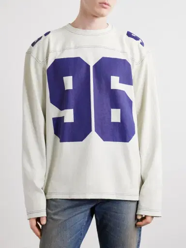 Acne Studios Exfold Printed Cotton-Jersey T-Shirt - Men | Thumbnail 3 Acne Studios Exfold Printed Cotton-Jersey T-Shirt - Men | Thumbnail 3