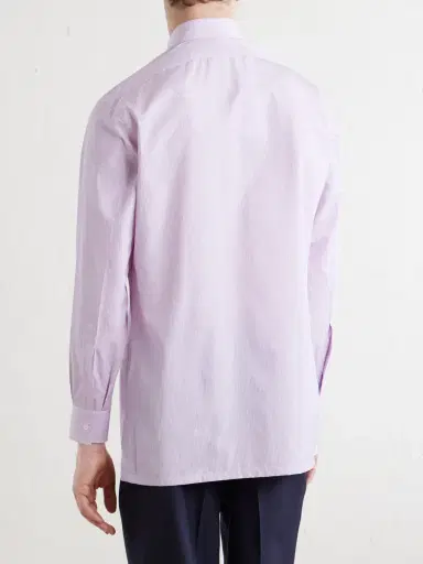Charvet Striped Cotton Shirt - Men | Thumbnail 4