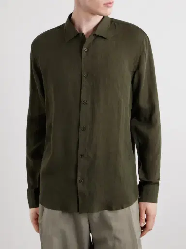 Orlebar Brown Giles Linen Shirt - Men | Thumbnail 3
