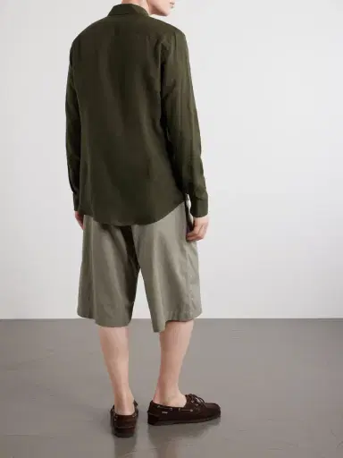 Orlebar Brown Giles Linen Shirt - Men | Thumbnail 4
