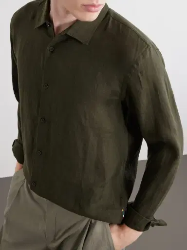 Orlebar Brown Giles Linen Shirt - Men | Thumbnail 5