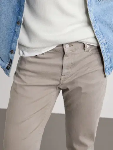 Frame L'Homme Slim-Fit Stretch Lyocell-Blend Trousers - Men | Thumbnail 5