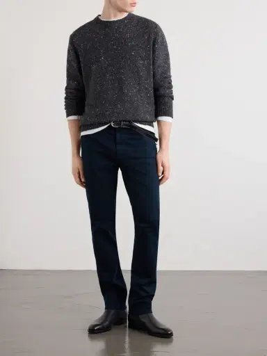 Frame Straight-Leg Twill Trousers - Men | Thumbnail 2