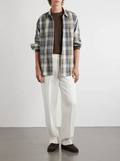 God’s True Cashmere Straight-Leg Linen-Twill Trousers - Men | Thumbnail 2