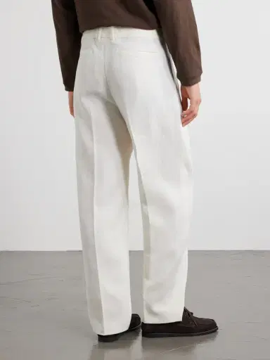 God’s True Cashmere Straight-Leg Linen-Twill Trousers - Men | Thumbnail 4