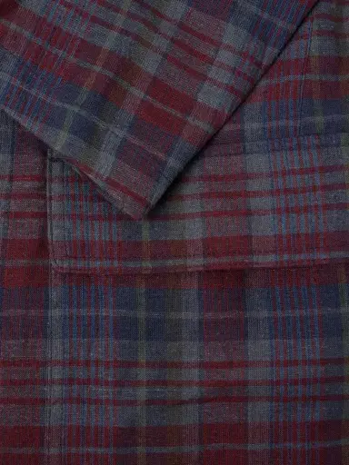 Drake's Madras Games Checked Linen-Blend Blazer - Men | Thumbnail 6 Drake's Madras Games Checked Linen-Blend Blazer - Men | Thumbnail 6