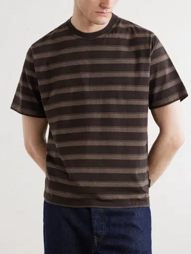 Oliver Spencer Judd Striped Organic Cotton T-Shirt - Men | Thumbnail 3